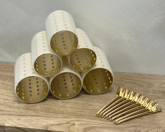 The Madonna Set - Extra Wide Quick Grip 8 Piece Roller Set