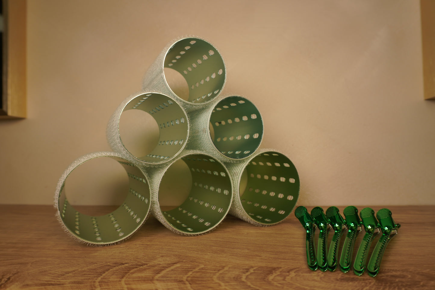 The Saige Set - Extra Wide Quick Grip 8 Piece Roller Set