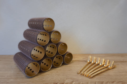 The Mini Cindy Set - Small Quick Grip 12 Piece Roller Set