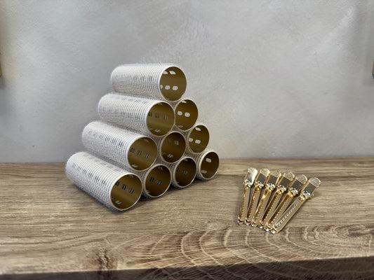 The Mini Madonna Set - Small Quick Grip 12 Piece Roller Set