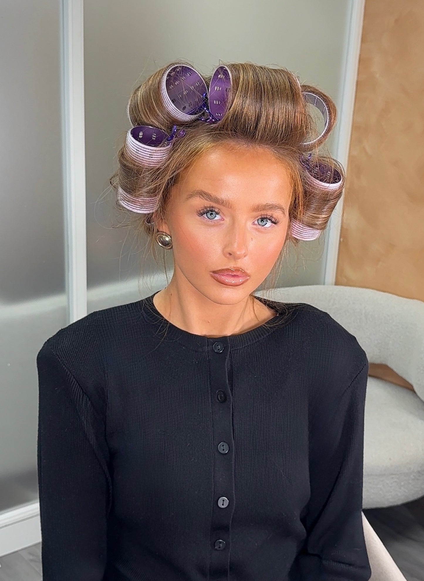 The Annie Set - Extra Wide Quick Grip 8 Piece Roller Set